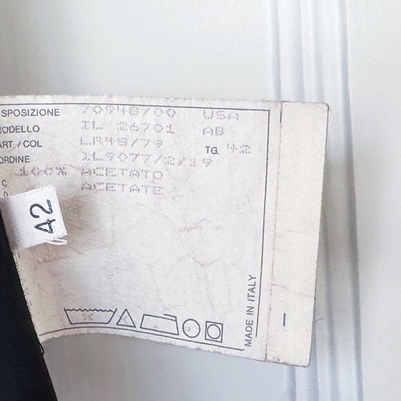 Helmut Lang Black Satin Top Bustier 1995 Vintage Archive 90s Made In Italy - Picture 10 of 16